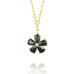 Load image into Gallery viewer, 18K Real Gold Flower Necklace
