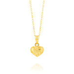 Load image into Gallery viewer, 18K Pure Gold Fine Heart Necklace