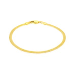 Load image into Gallery viewer, 18K Real Gold Flat Bracelet