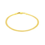 Load image into Gallery viewer, 18K Real Gold Flat Bracelet