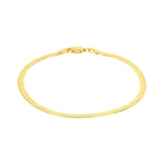 Load image into Gallery viewer, 18K Real Gold Flat Bracelet