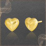 Load image into Gallery viewer, 18K Real Gold Heart Earrings
