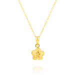 Load image into Gallery viewer, 18K Real Gold Fine Flower Necklace
