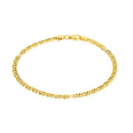 Load image into Gallery viewer, 18K Real Gold Flat Linked Bracelet
