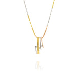 Load image into Gallery viewer, 18K Real Gold TRI Color Necklace