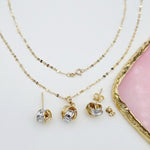 Load image into Gallery viewer, 18K Real Gold Knot Jewelry Set
