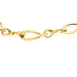 Load image into Gallery viewer, 18K Real Gold Twisted Linked Bracelet
