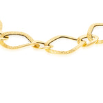 Load image into Gallery viewer, 18K Real Gold Oval Linked Bracelet