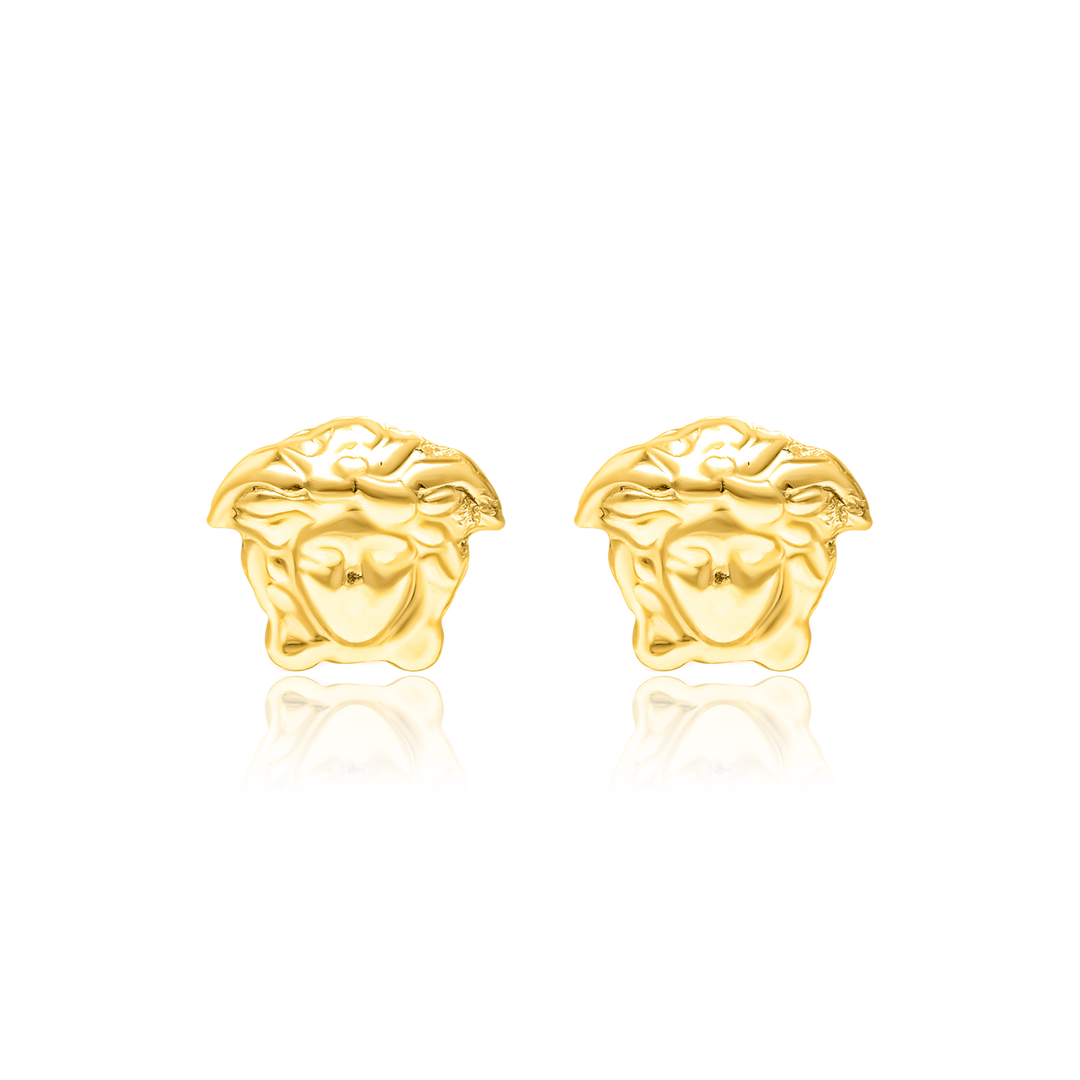 18K Real Gold V.R.C Earring Set