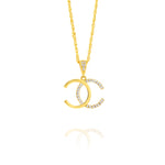 Load image into Gallery viewer, 18K Real Gold Elegant C.H Necklace