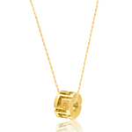 Load image into Gallery viewer, 18K Real Gold Movable Wheel Necklace