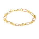 Load image into Gallery viewer, 18K Real Gold Linked Bracelet