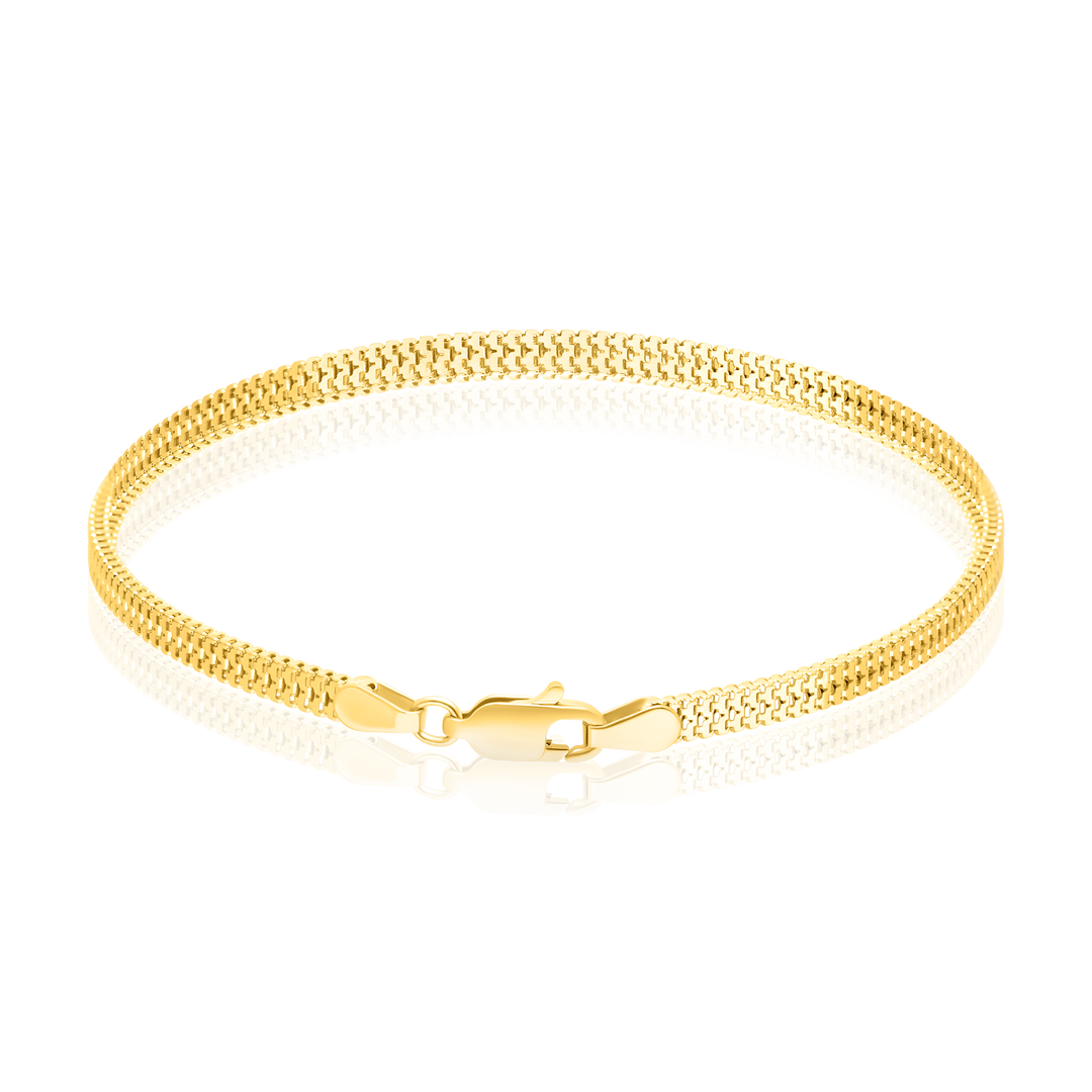 18K Real Gold Elastic Bracelet