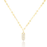 Load image into Gallery viewer, 18K Real Gold Stone Necklace