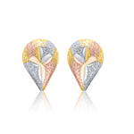 Load image into Gallery viewer, 18K Real Gold 3 Color Drop Design Earring Set