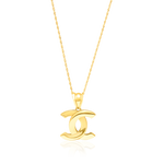 Load image into Gallery viewer, 18K Real Gold C.H Necklace
