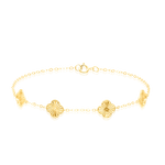 Load image into Gallery viewer, 18K Real Gold Flower Bracelet