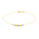 Load image into Gallery viewer, 18K Real Gold 2 Color Seed Bracelet
