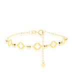 Load image into Gallery viewer, 18K Real Gold Flower Seed Bracelet