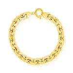 Load image into Gallery viewer, 18K Real Gold Thick Linked Bracelet