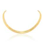 Load image into Gallery viewer, 18K Real Gold Elastic Necklace
