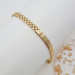 Load image into Gallery viewer, 18K Real Gold Thick Belt Bracelet
