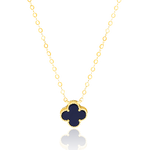 Load image into Gallery viewer, 18K Pure Gold V.C Black Necklace