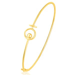 Load image into Gallery viewer, 18K Real Gold Round Bangle