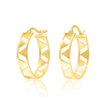 Load image into Gallery viewer, 18K Real Gold Round Earring Set