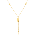Load image into Gallery viewer, 18K Real Gold Hanging Seed Necklace