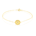 Load image into Gallery viewer, 18K Real Gold Round V.R.C Bracelet
