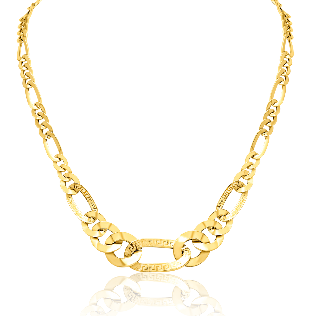 18K Real Gold Thick Linked Chain (47 C.M)