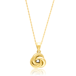 Load image into Gallery viewer, 18K Real Gold Flower Necklace