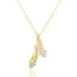 Load image into Gallery viewer, 18K Real Gold Stone Necklace