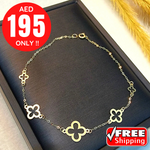 Load image into Gallery viewer, 18K Real Gold Fine Charm Bracelet