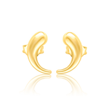 Load image into Gallery viewer, 18K Real Gold Fish Design Earring Set