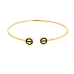 Load image into Gallery viewer, 18K Real Gold C.R Adjustable Bangle
