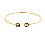Load image into Gallery viewer, 18K Real Gold C.R Adjustable Bangle