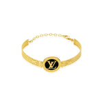 Load image into Gallery viewer, 18K Real Gold Elegant L.V Bangle
