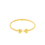 Load image into Gallery viewer, 18K Real Gold Elegant Heart Bangle