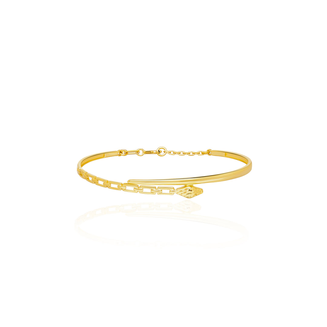 18K Real Gold Kids Bangle