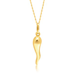 Load image into Gallery viewer, 18K Real Gold Horn Necklace
