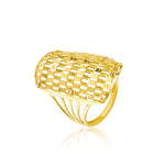 Load image into Gallery viewer, 18K Real Gold Elegant Net Ring