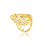 Load image into Gallery viewer, 18K Real Gold Elegant Net Ring