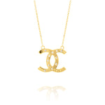 Load image into Gallery viewer, 18K Real Gold Elegant C.H Stone Necklace