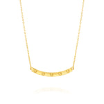 Load image into Gallery viewer, 18K Real Gold Curved Plate Necklace