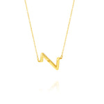 Load image into Gallery viewer, 18K Real Gold Heart Beat Necklace