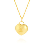 Load image into Gallery viewer, 18K Real Gold L.V Heart Necklace