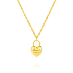 Load image into Gallery viewer, 18K Real Gold Heart Necklace