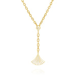 Load image into Gallery viewer, 18K Real Gold Hanging Fishtail Necklace